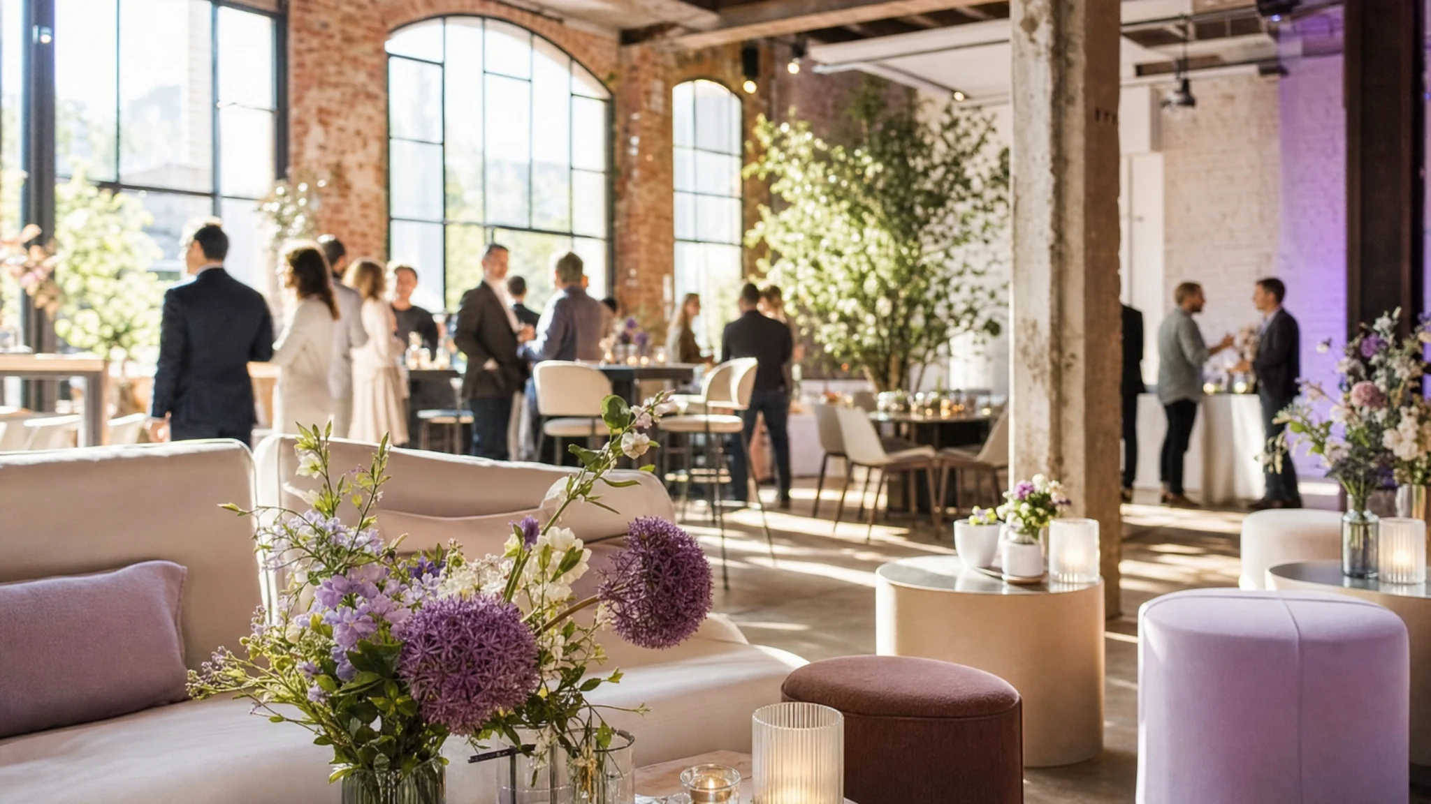 eventmöbel mieten - München, Köln, Frankfurt: drei Charaktere, drei Möbelwelten
