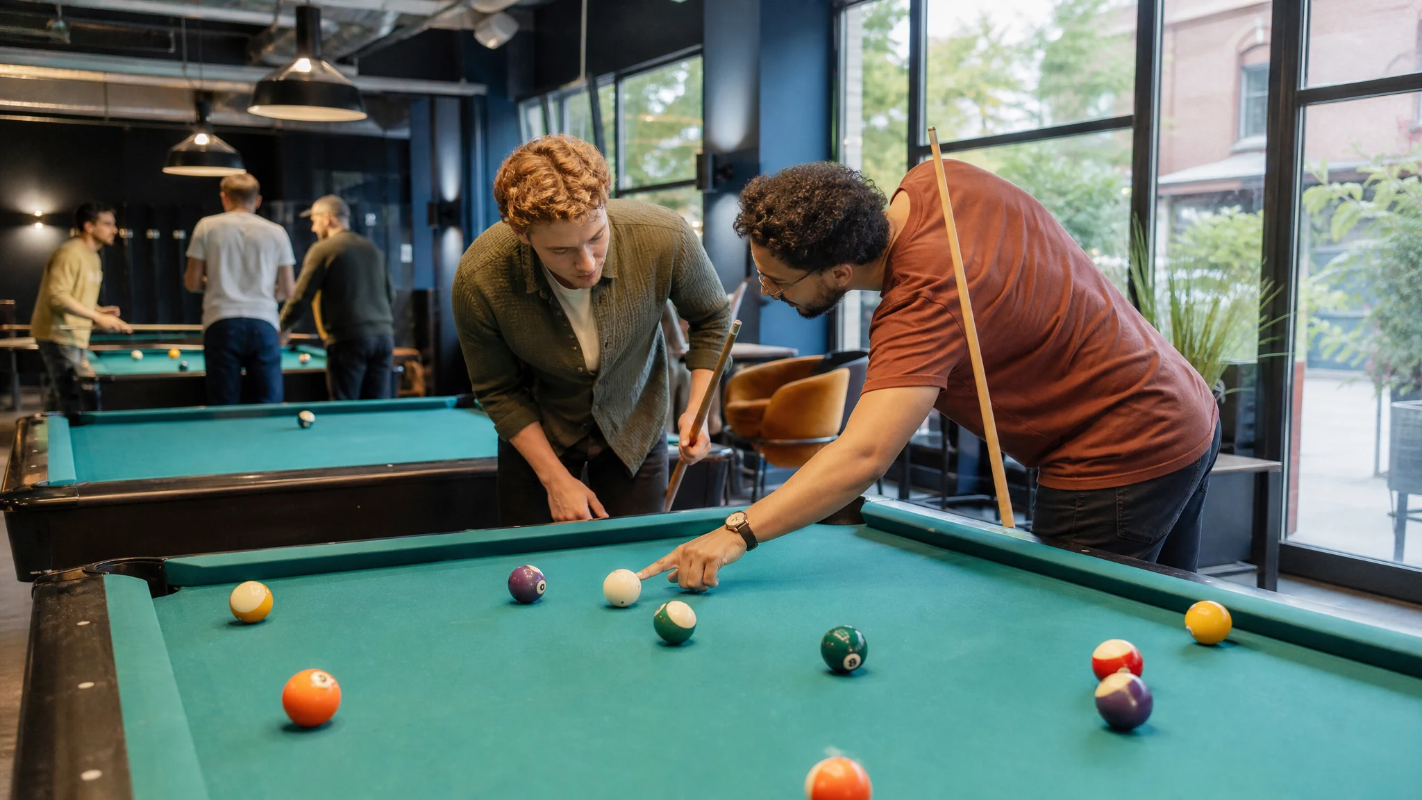 Billard - Schritt 1: Tisch und Spielart wählen