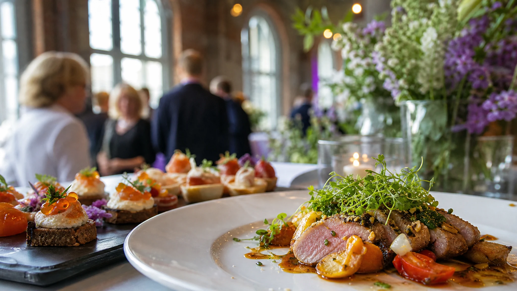 Catering - Präsentationsformen im Überblick: Buffet, Fingerfood, gesetztes Menü