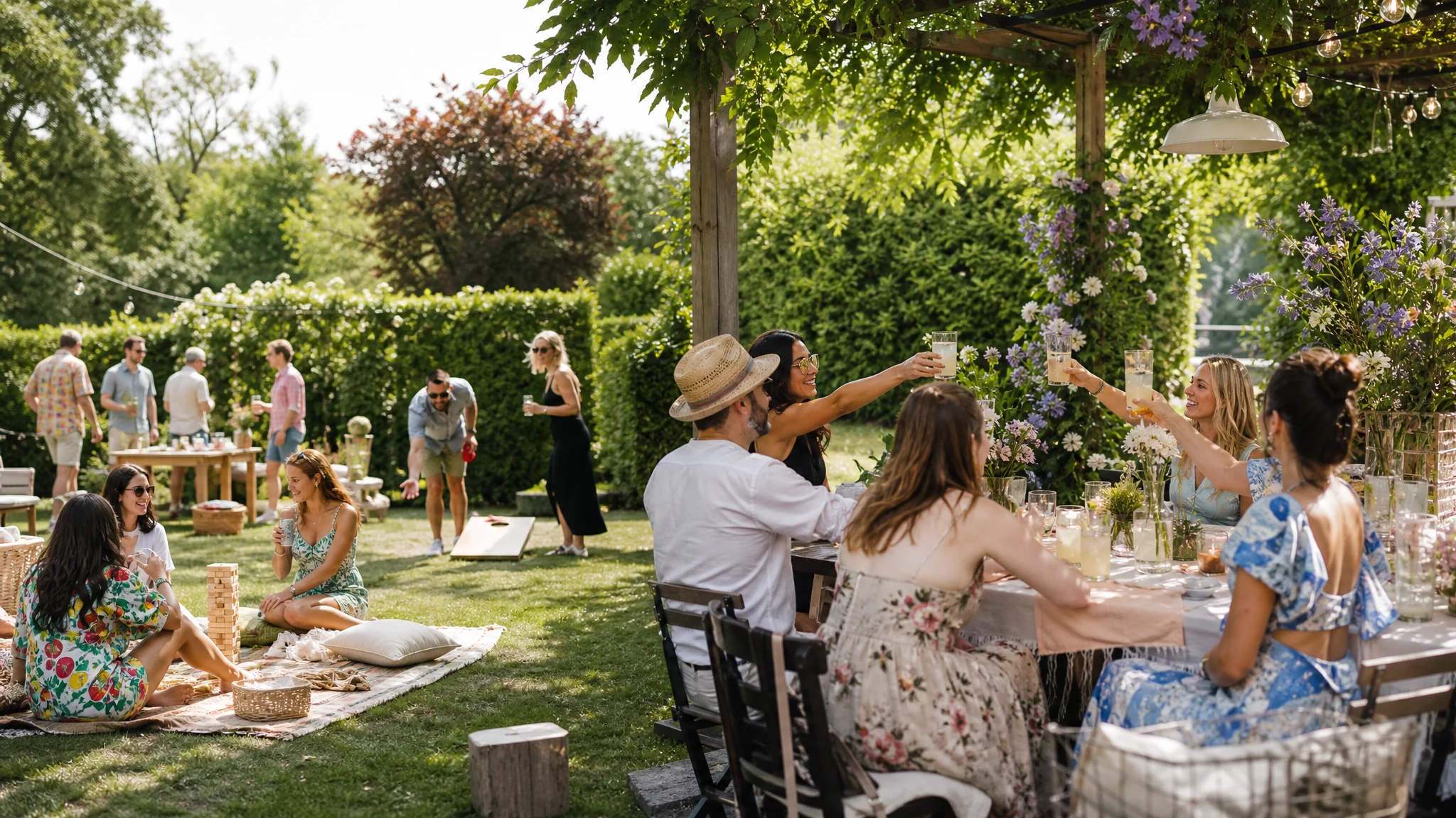 Gartenparty - Was beide Geschichten zeigen