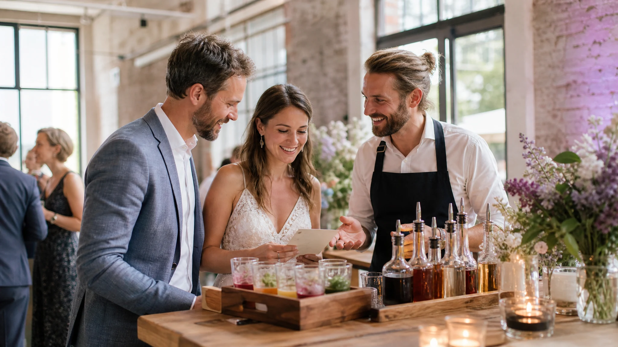 Barkeeper Hochzeit - Worauf es ankommt - vor dem Buchen prüfen