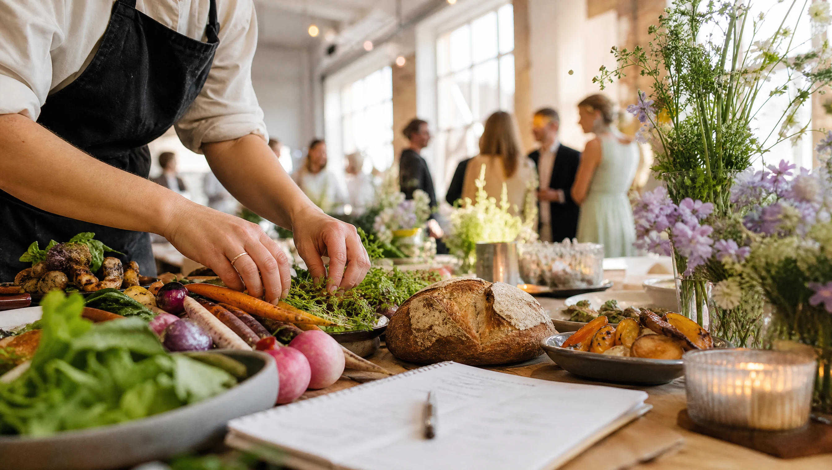 Bio Catering - Was Sarah aus ihrer Erfahrung lernte: Früh suchen, konkret fragen