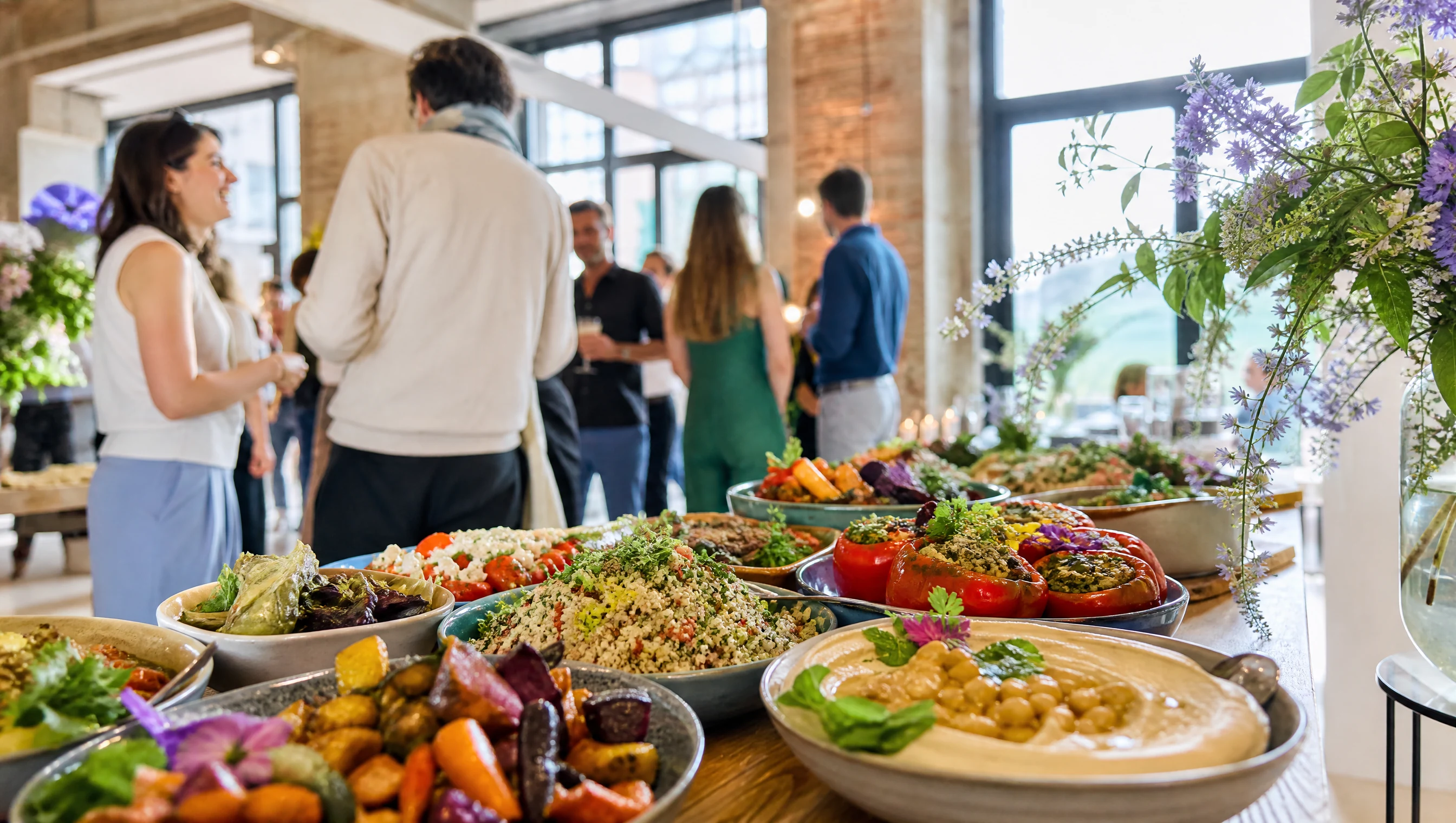 Catering Beispiele - Vegetarische und vegane Catering-Optionen als Vollprogramm