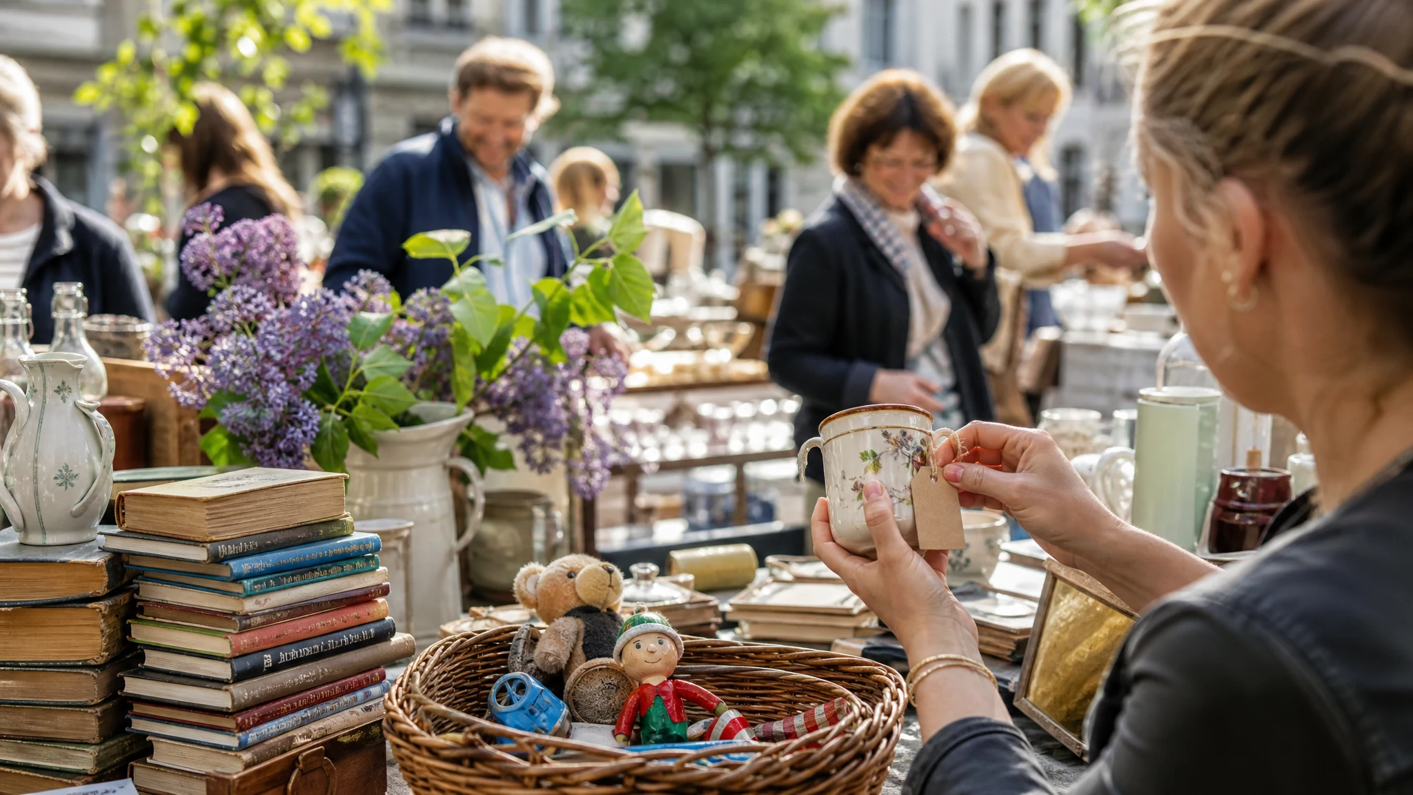 Flohmarkt organisieren - Waren präsentieren und Preise setzen - so kaufen Besucher gern
