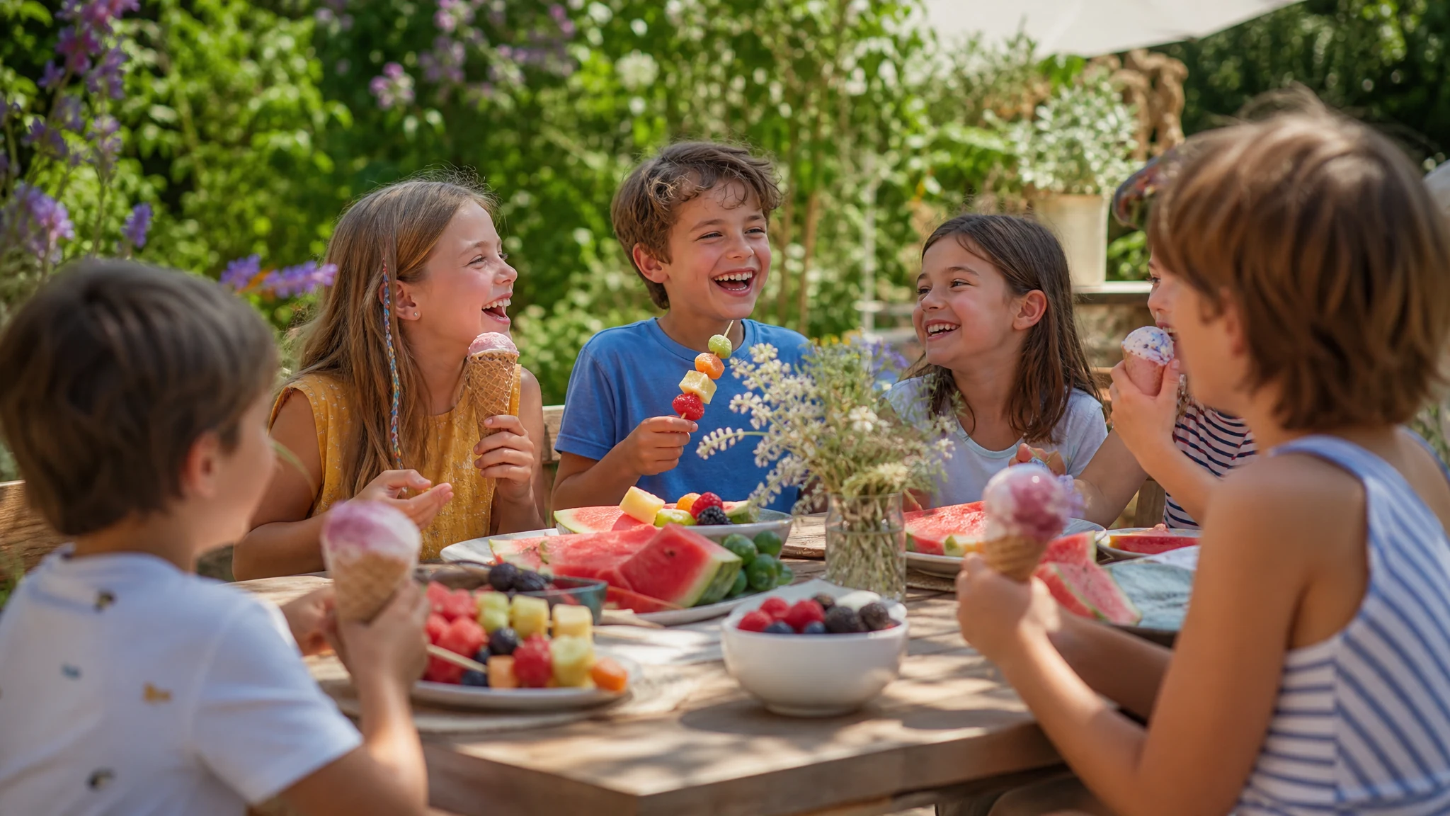 Kindergeburtstag Essen - Essen beim Kindergeburtstag im Sommer: Was bei Hitze wirklich funktioniert