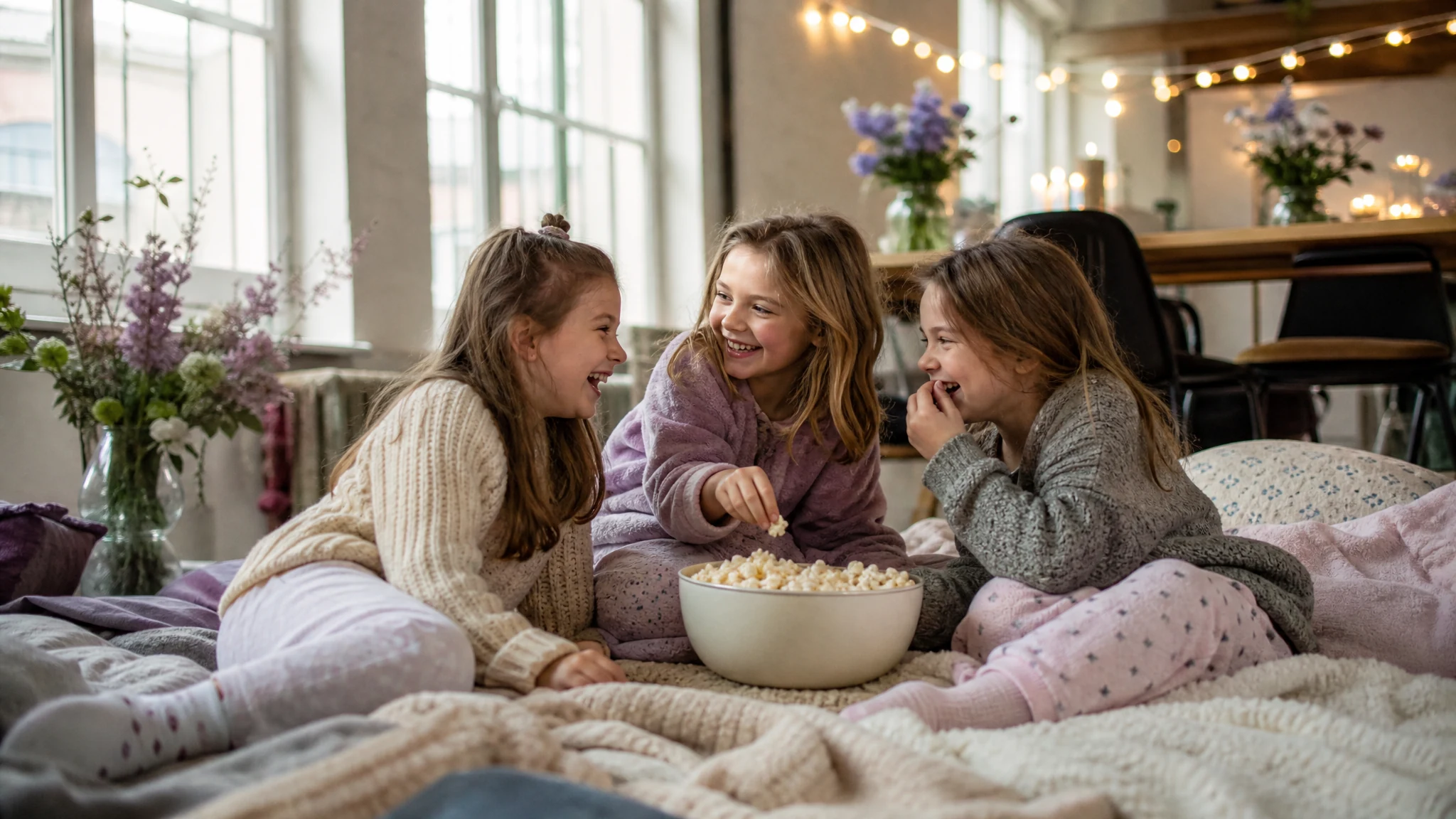 Kindergeburtstag Winter - Gemütliche Winteratmosphäre: Hygge und Kuschelparty als Konzept