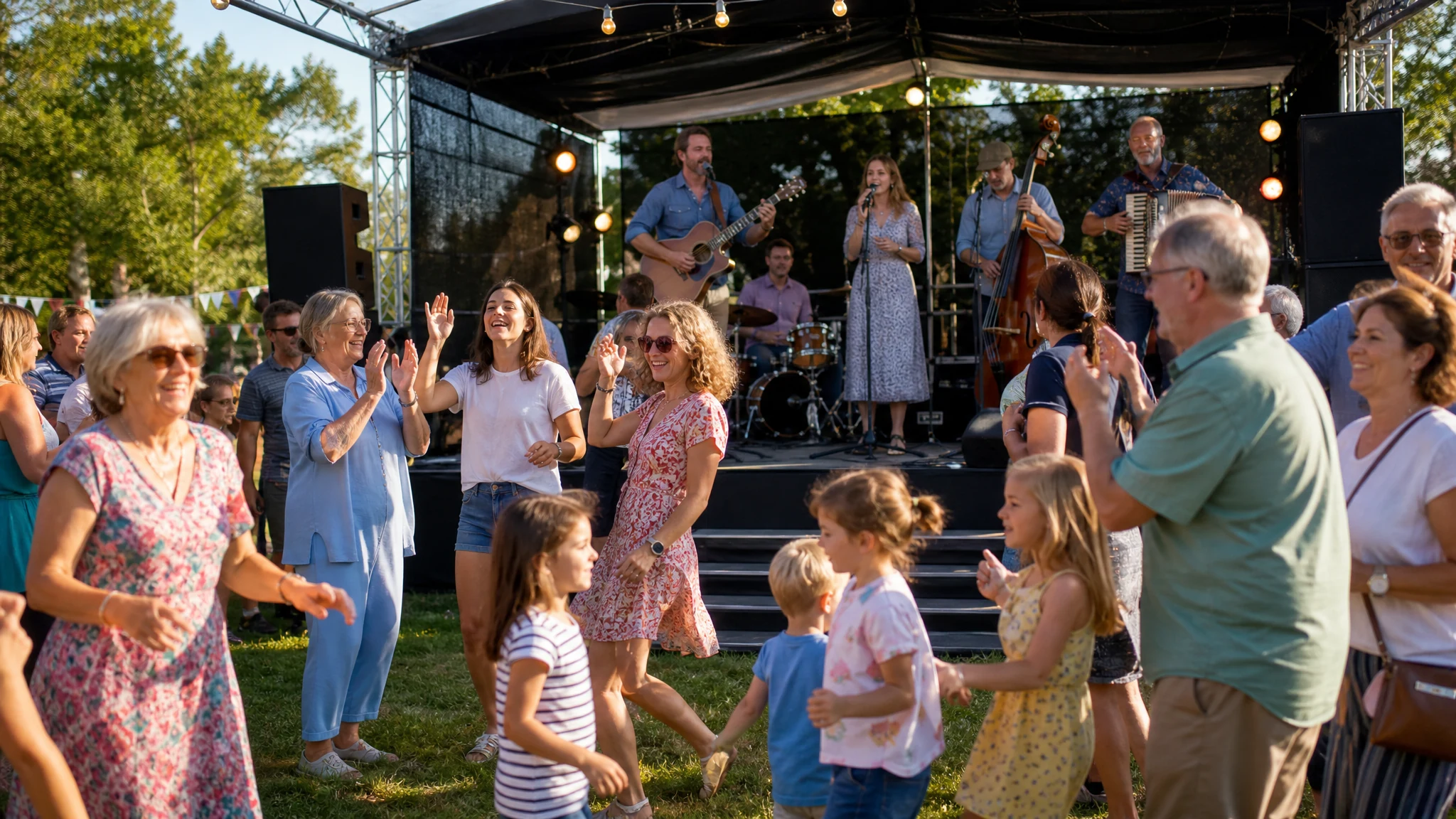 Nachbarschaftsfest - Programm: Musik, Bühne und Unterhaltung für alle Generationen
