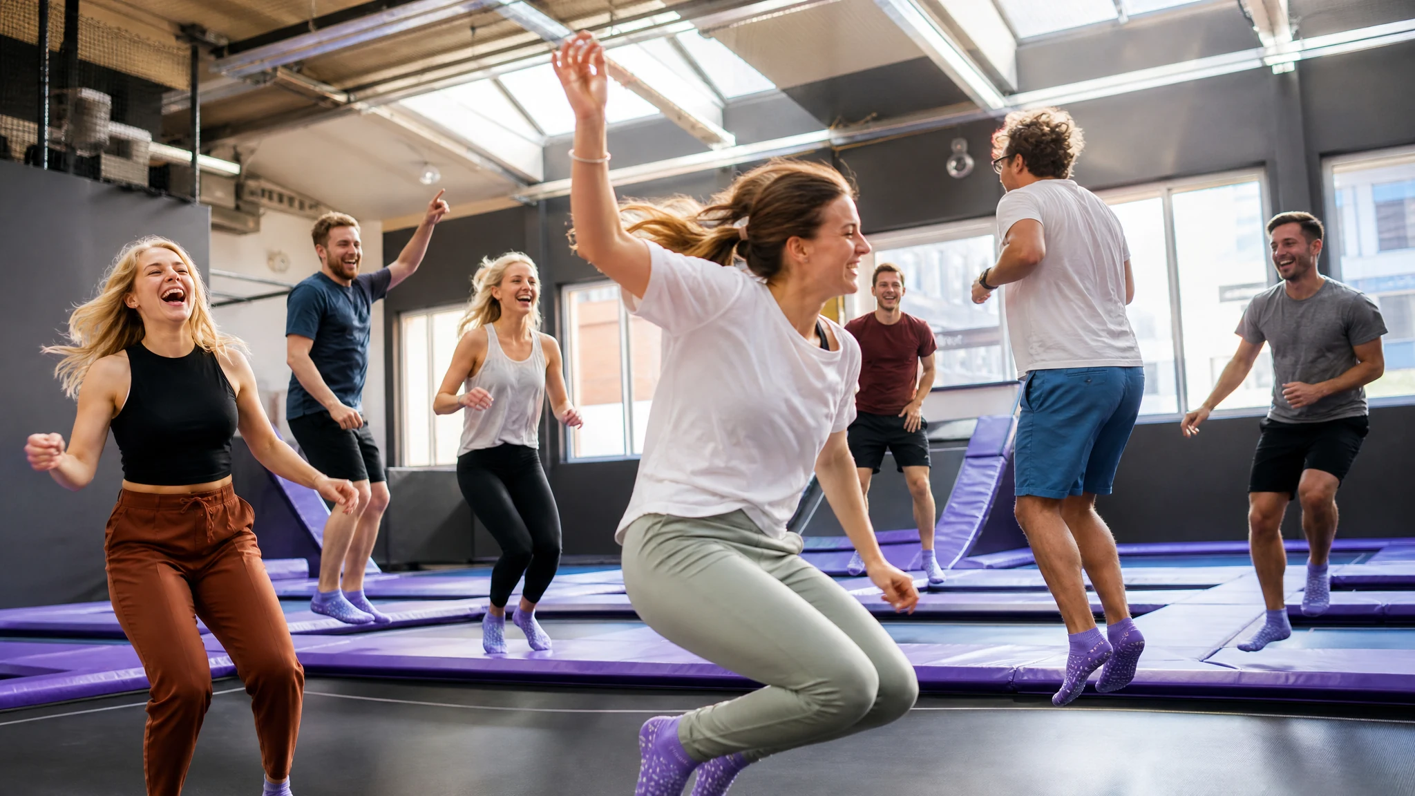 Trampolinhalle in der Nähe - Gruppenangebote & Firmenevents