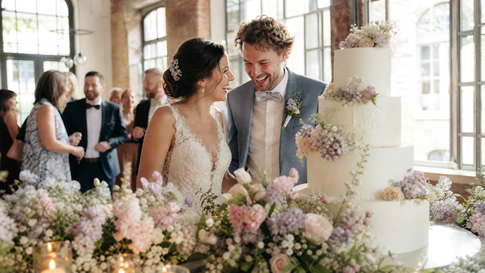 Was kostet eine Hochzeit mit 80 Personen - Outfit, Floristik und Torte: Die Details mit großer Wirkung