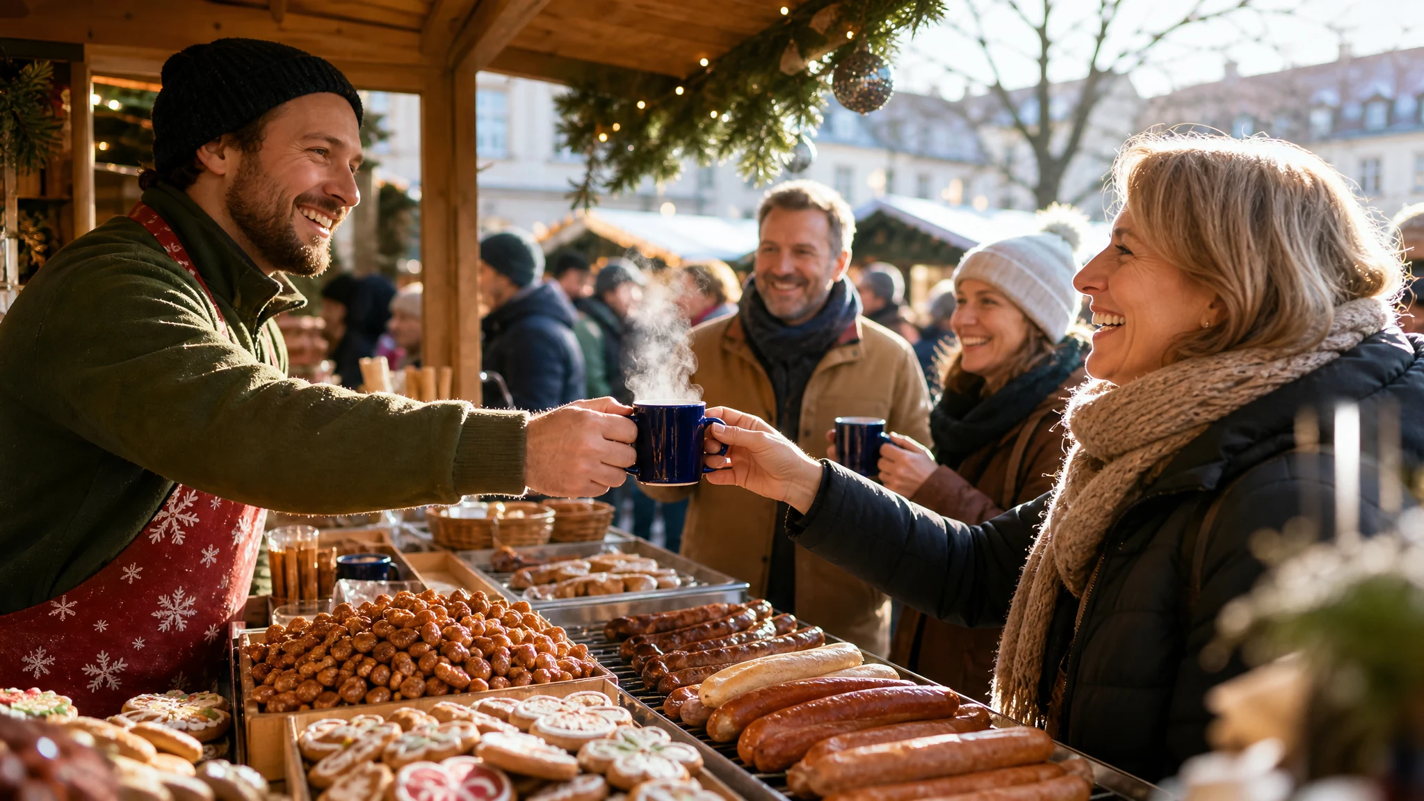 Weihnachtsmarkt organisieren - Essen und Trinken: was auf keinem Weihnachtsmarkt fehlt