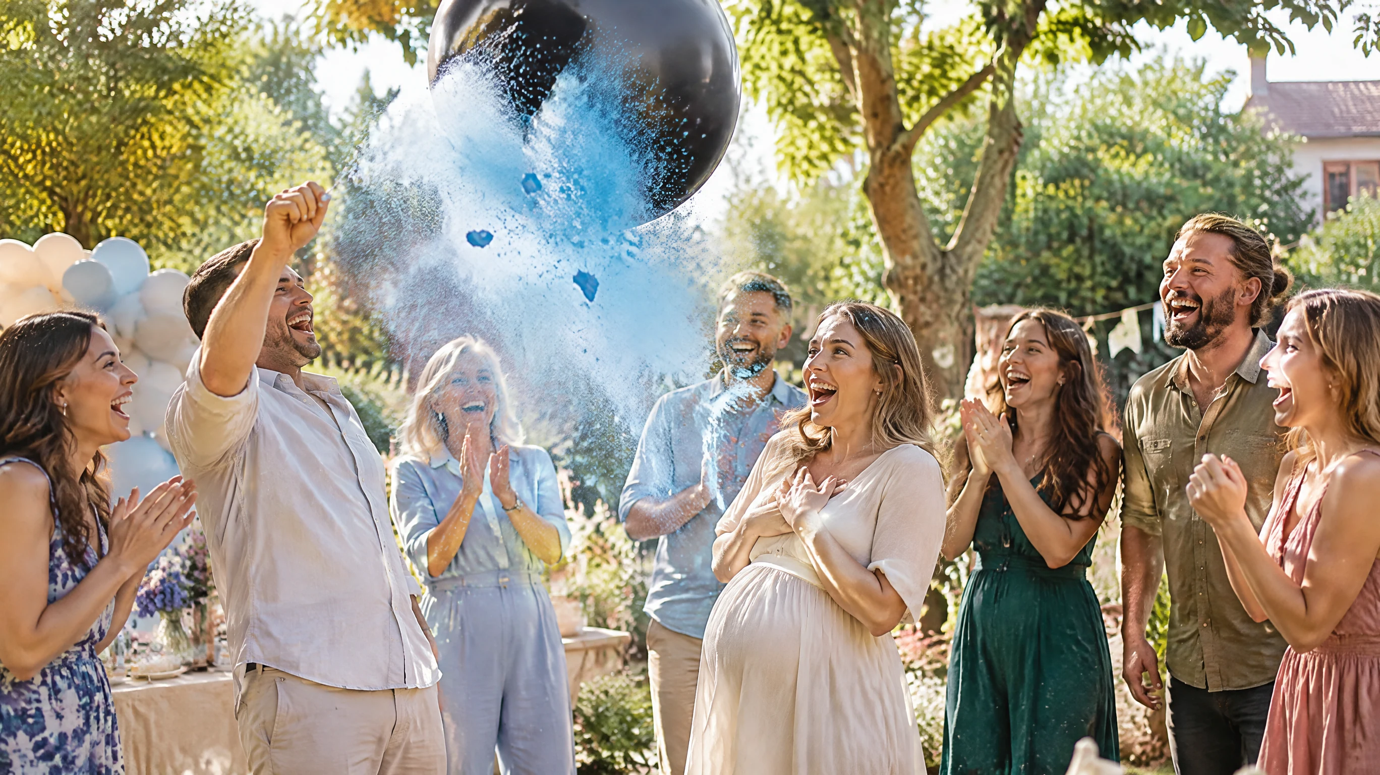 Babyshower - Neue Trends: Gender Reveal und Nesting Party