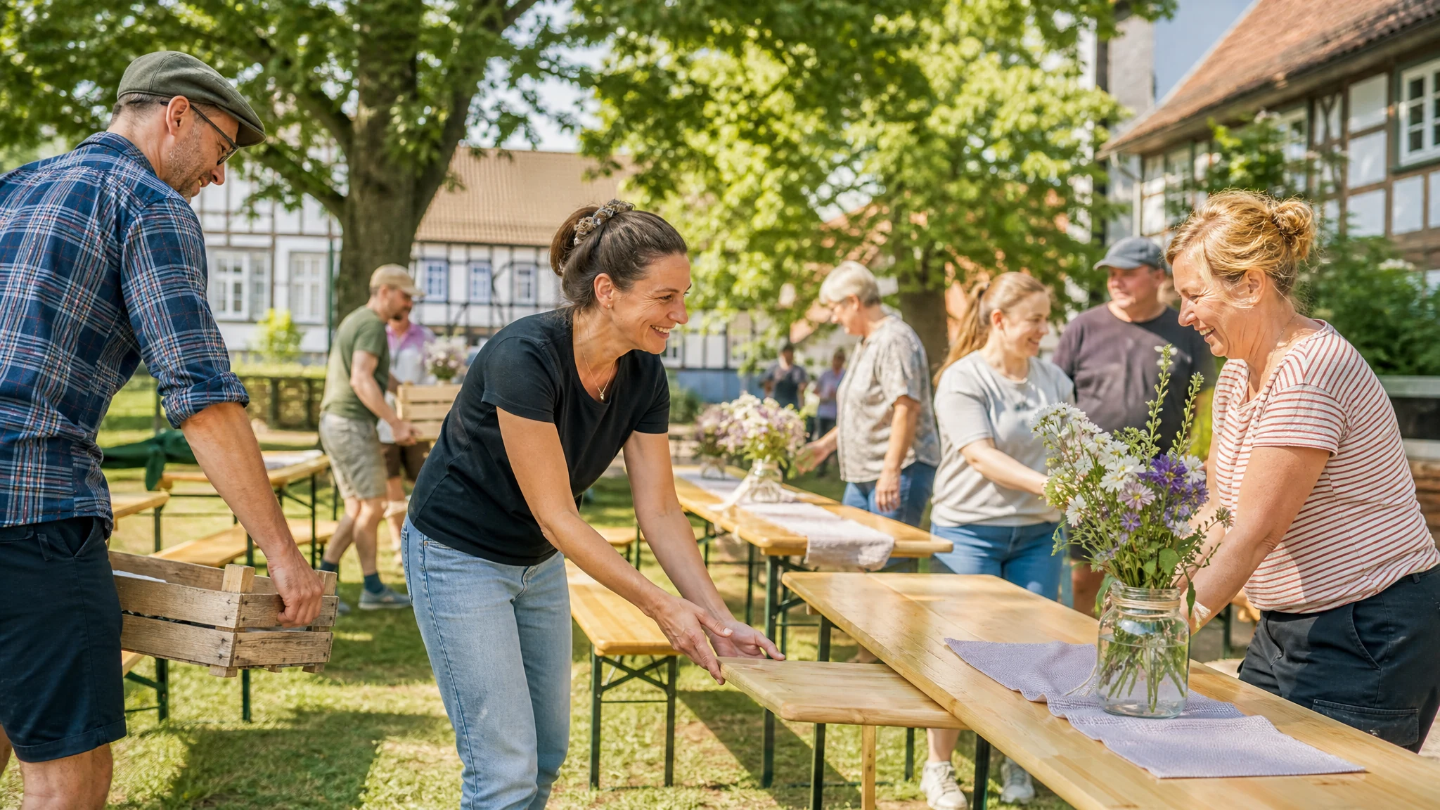 Dorffest - Vereinsgemeinschaft: Wer das Fest trägt