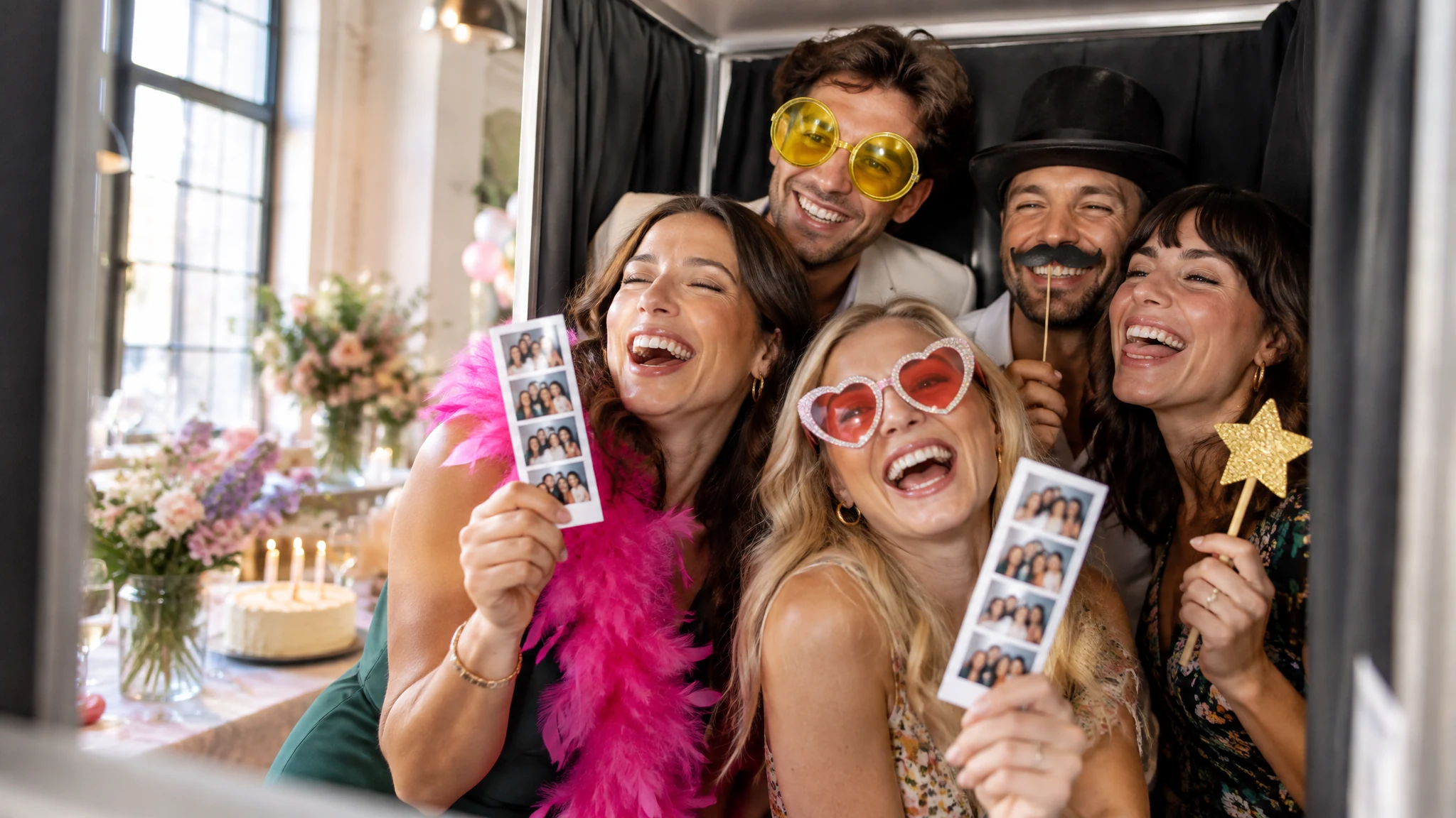 fotobox mieten geburtstag - Geeignete Anlässe: Geburtstag, Hochzeit, Firmenfeier