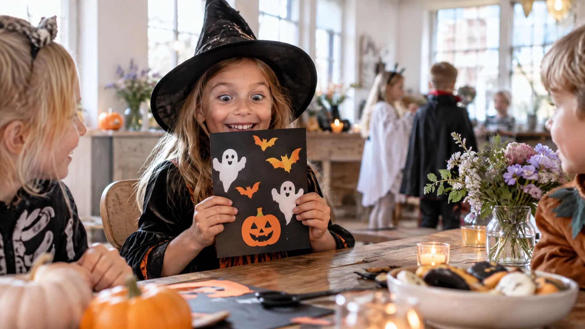 Halloween Kindergeburtstag - Die Einladung - gruseliger erster Eindruck, der Lust macht