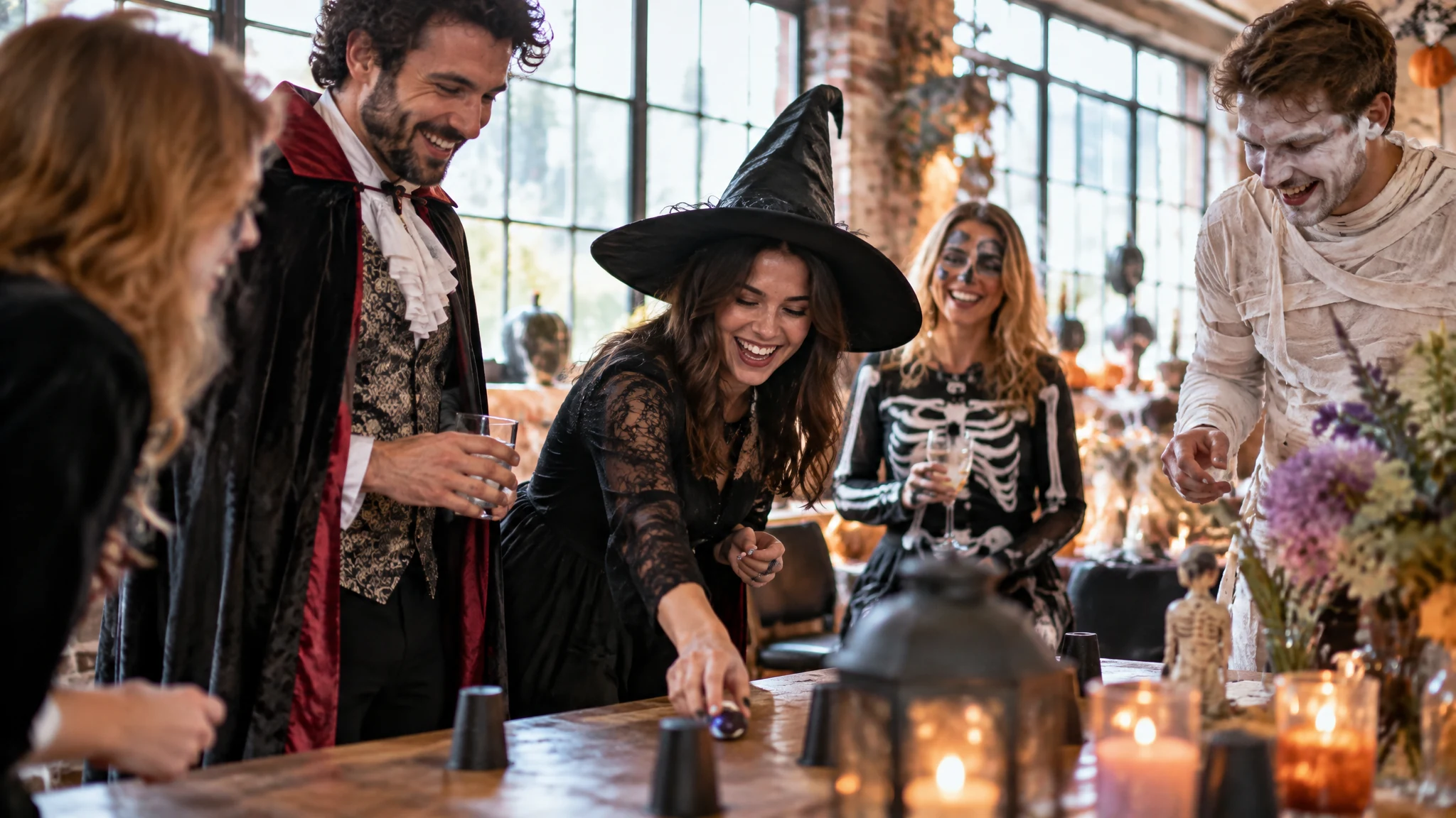Halloween Spiele Erwachsene - Schritt 1: Den richtigen Einstieg wählen - Eisbrecher für die ersten 20 Minuten