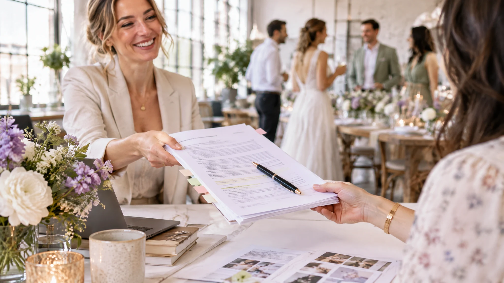 Hochzeitsplaner Kosten - Was der Vertrag mit dem Hochzeitsplaner mindestens enthalten muss