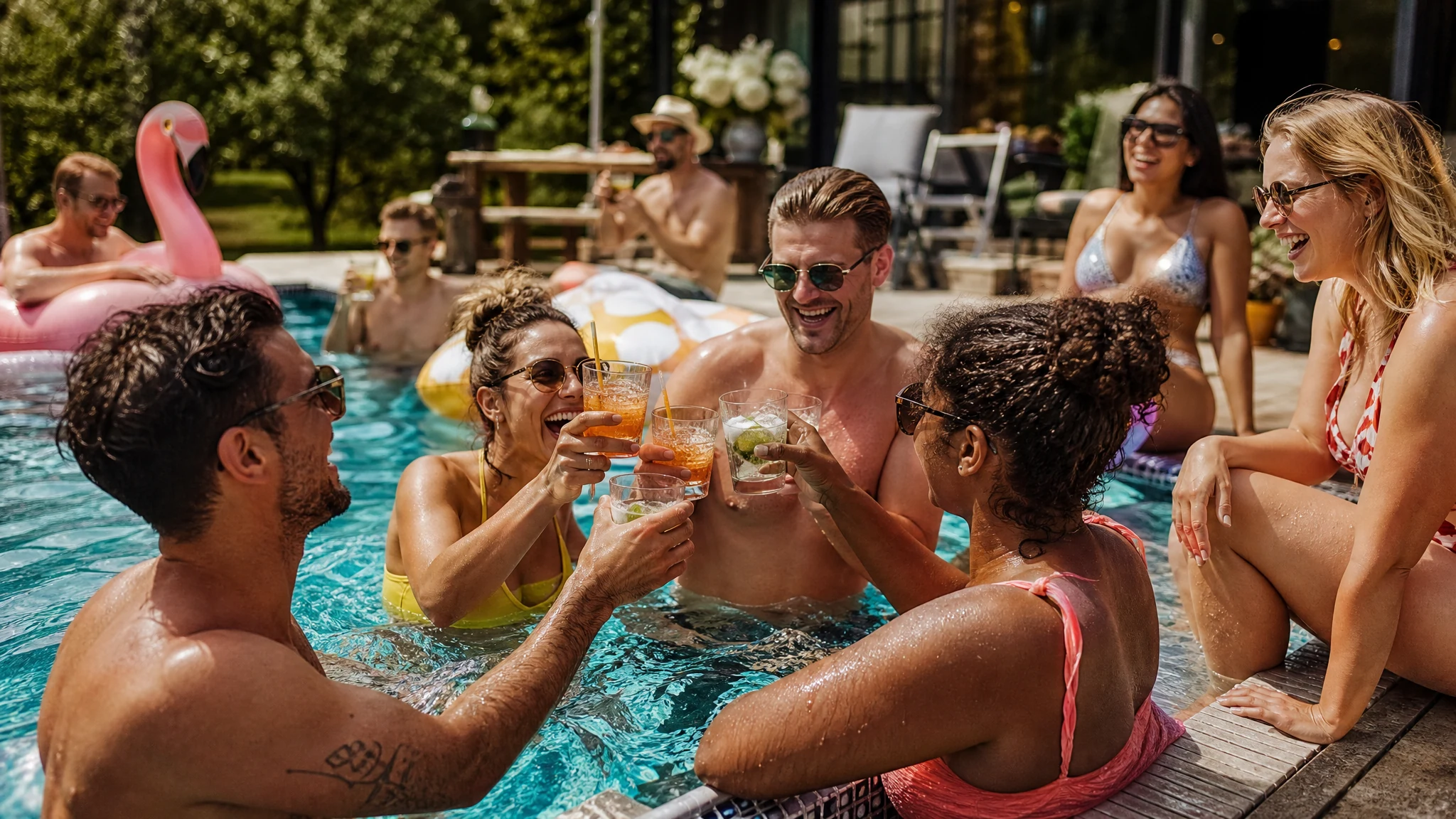 Poolparty - Poolparty für Erwachsene am Feierabend