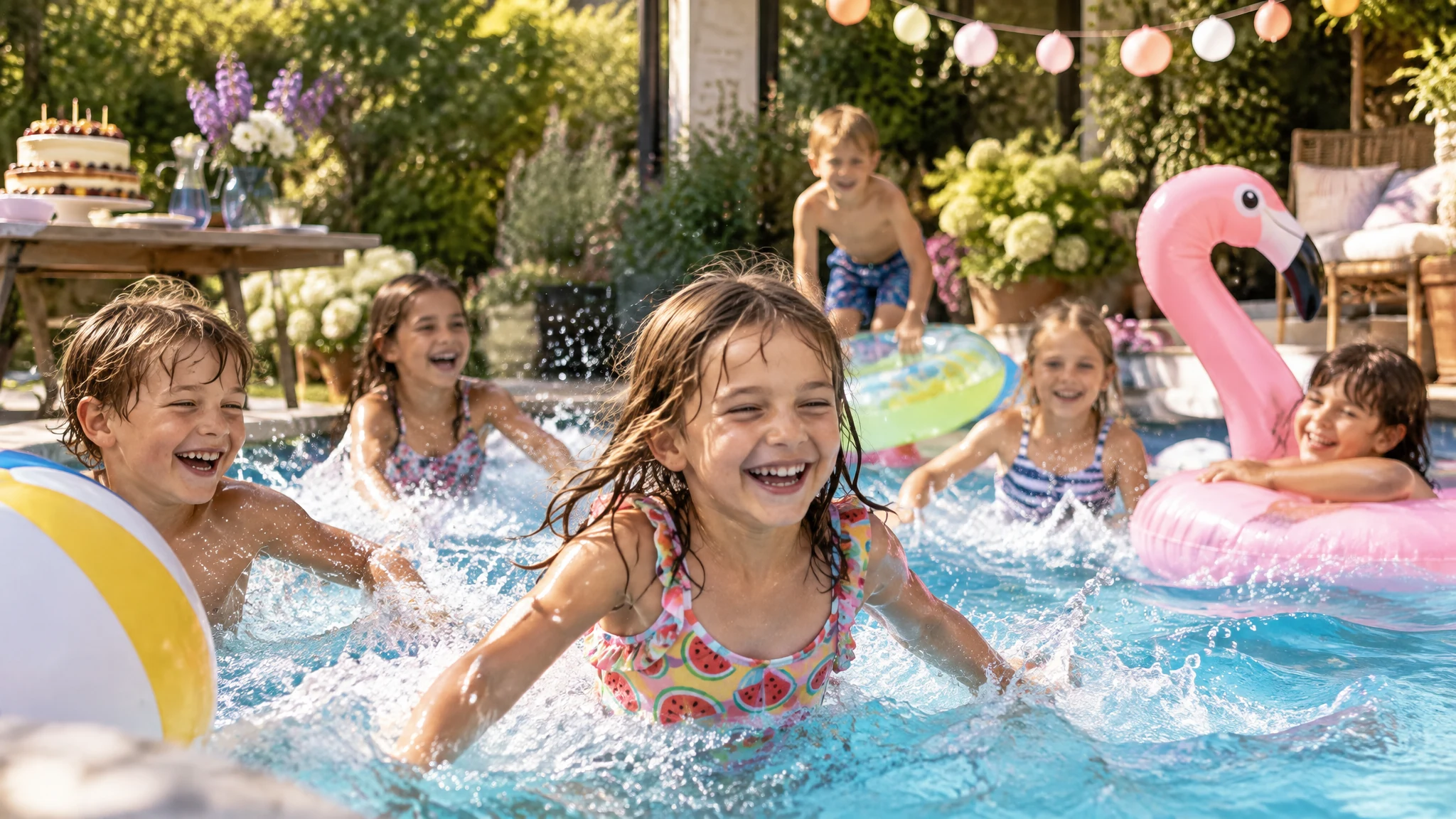 Poolparty - Poolparty für einen Kindergeburtstag