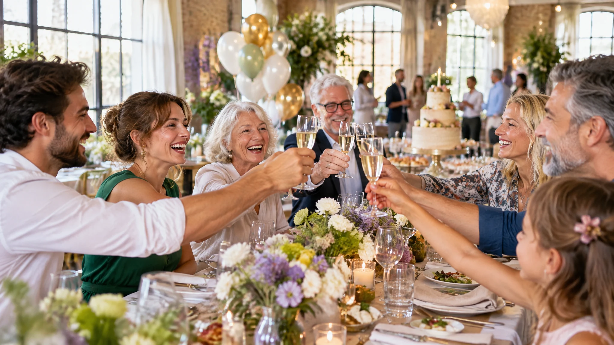 Saal zum Geburtstag mieten - 1. Der klassische Festsaal - verlässlich und geräumig