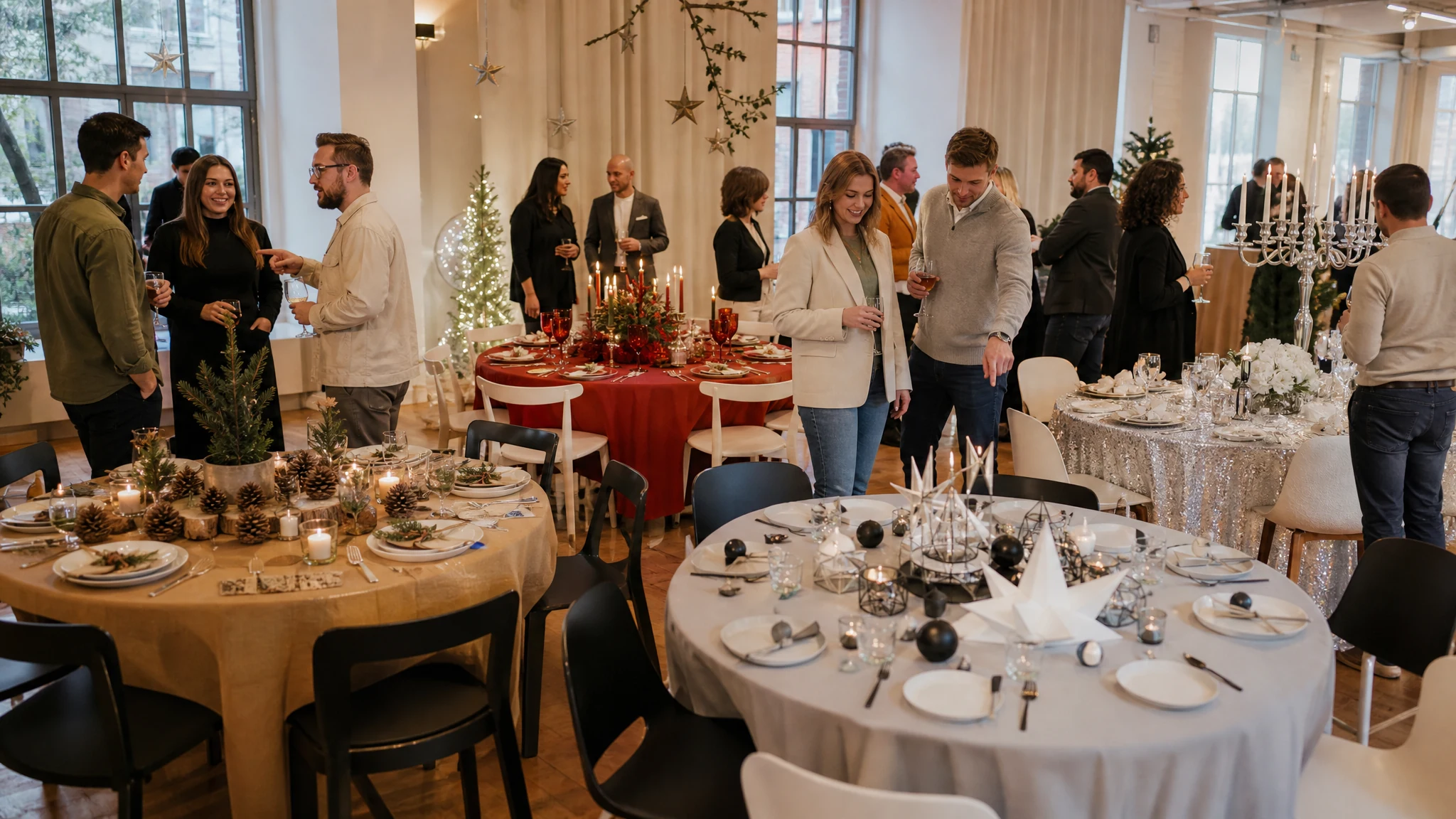 Dekoration Weihnachtsfeier - Welcher Stil passt zu deiner Weihnachtsfeier?