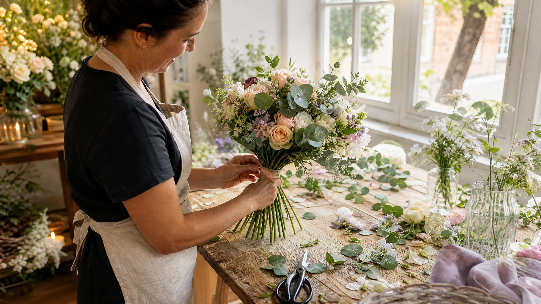 Floristen für Hochzeit - Der Brautstrauß: Stil, Blumenwahl und was wirklich zu euch passt