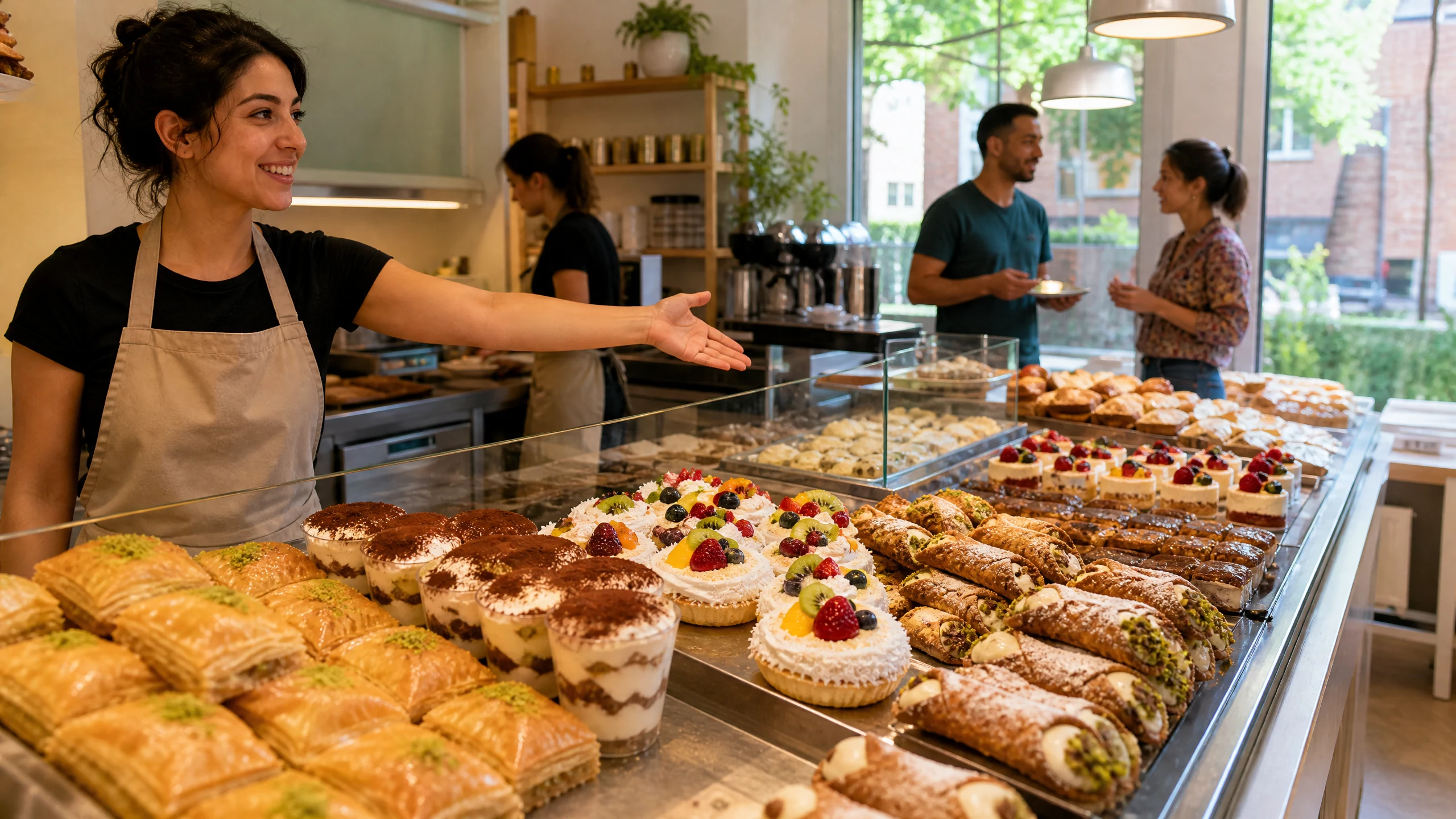 Konditorei in der Nähe - Spezialitäten: Türkische, arabische, vegane und italienische Konditoreien