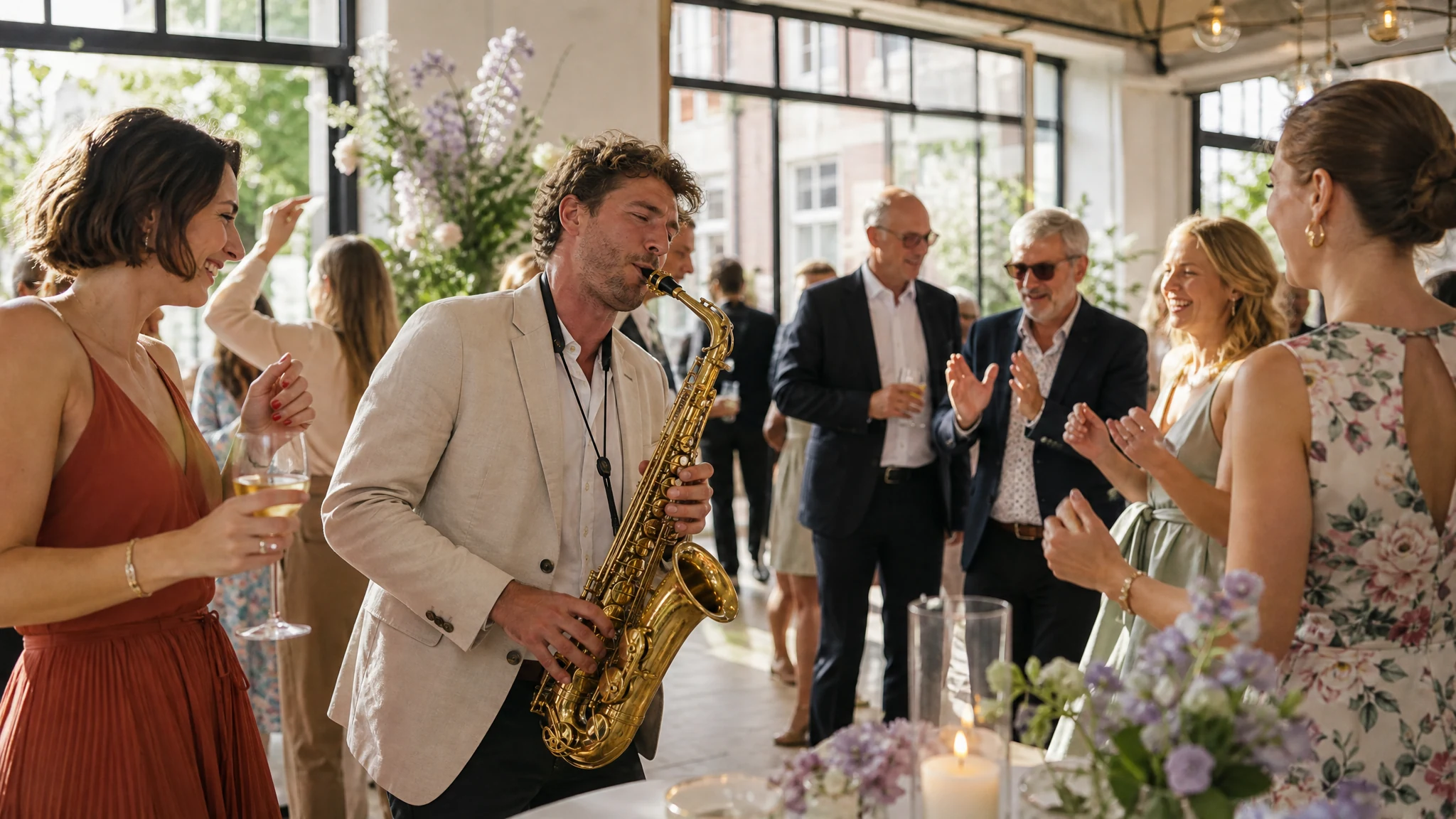 Saxophonspieler mieten - Musikstile: Von Jazz bis House - das Spektrum eines Saxophonisten