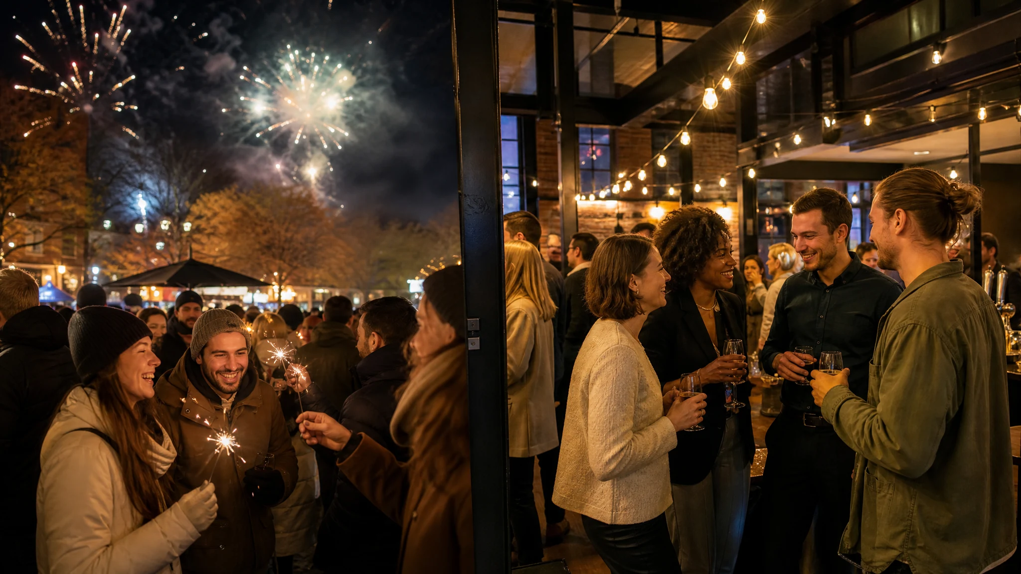 Silvesterparty in der Nähe - Indoor, Open Air, mit Übernachtung: Welches Format passt wann