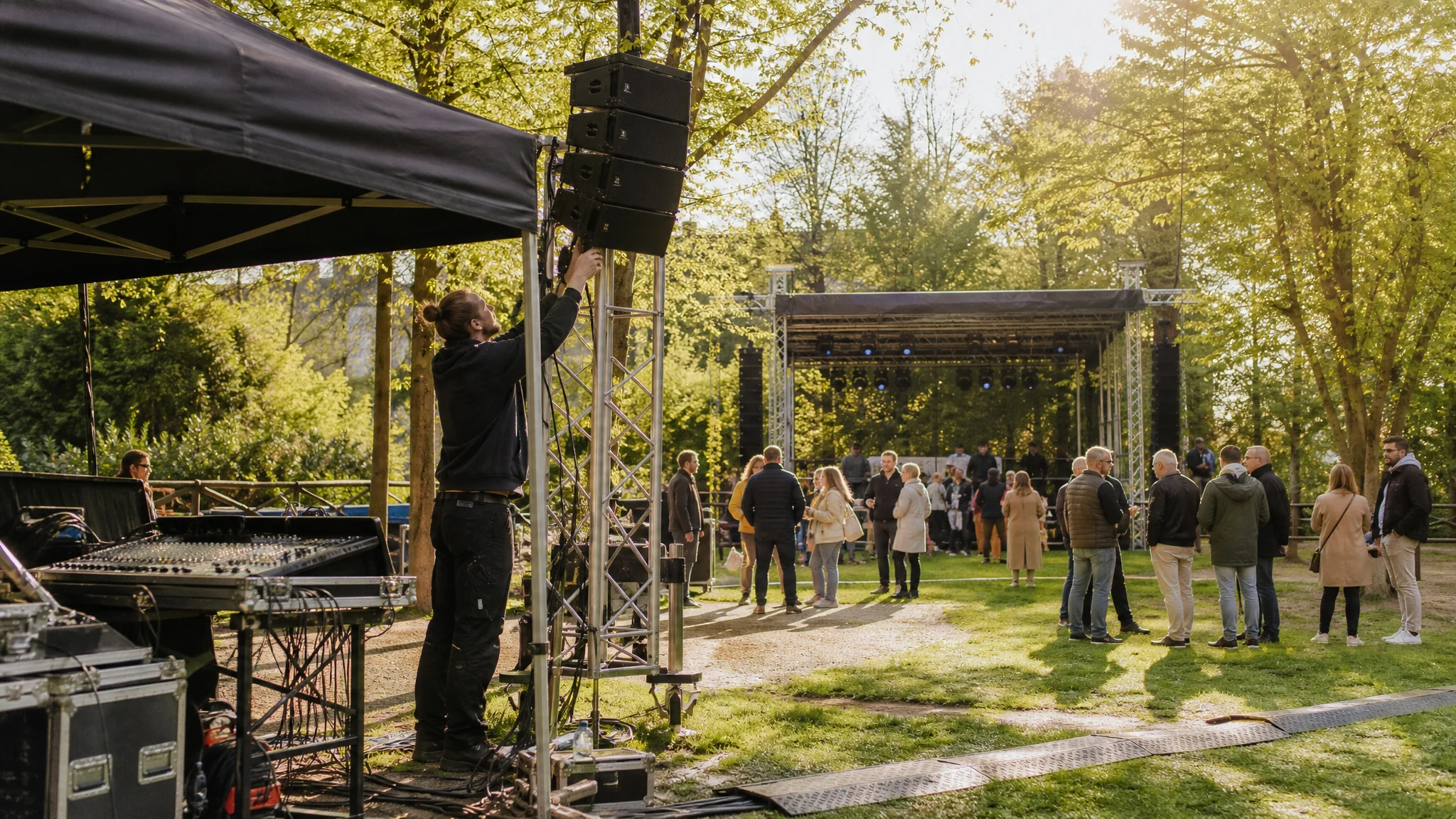 Veranstaltungstechnik Siegburg - Frühling - Saison der Outdoor-Premieren
